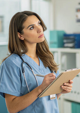 женщина врач