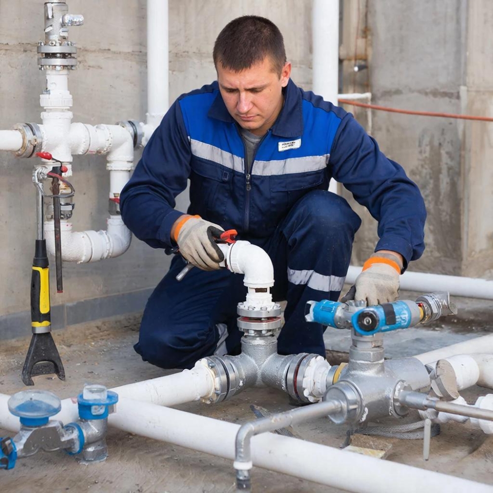 Монтаж отопления и водоснабжения